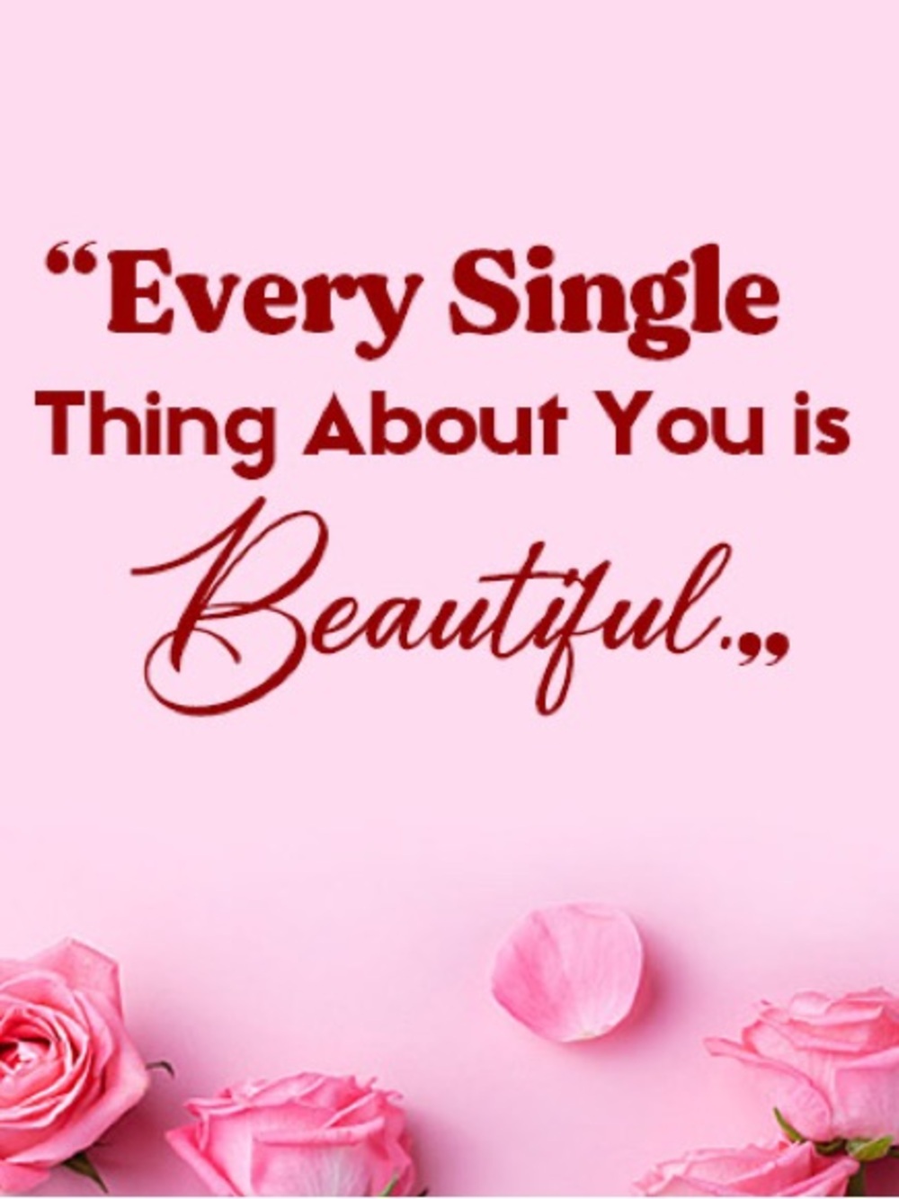 Monthly Positive message